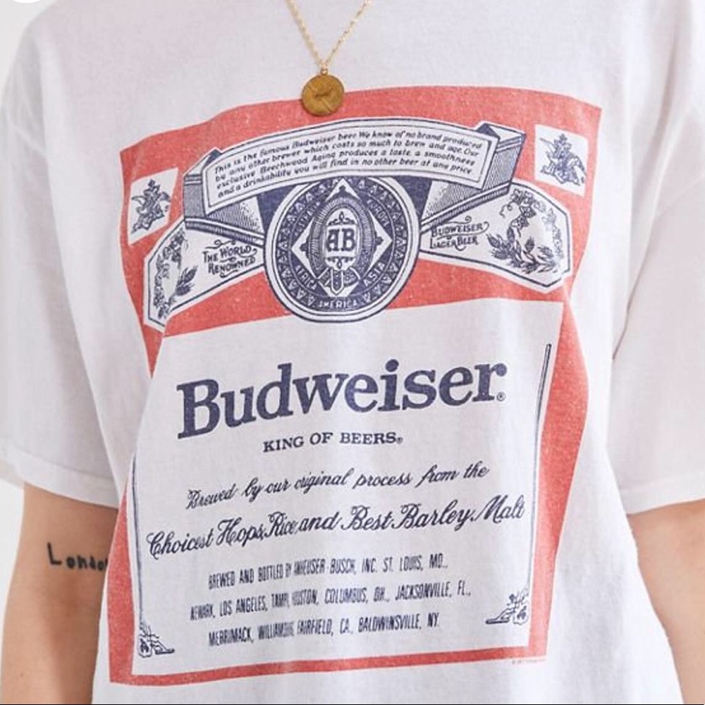 Junk food Budweiser tee